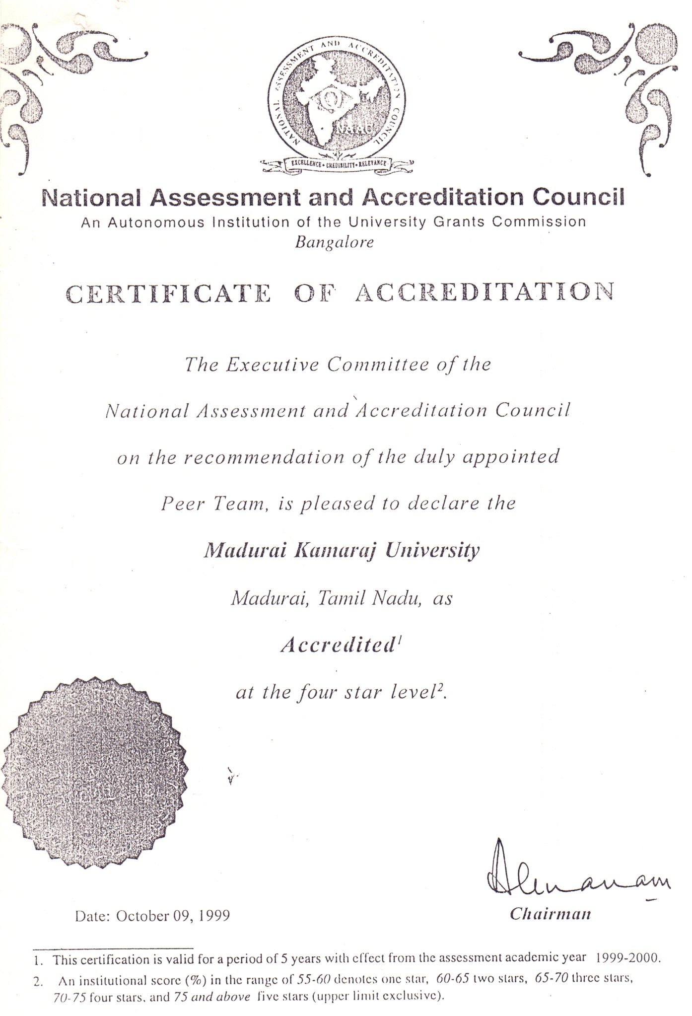 NAAC-1999